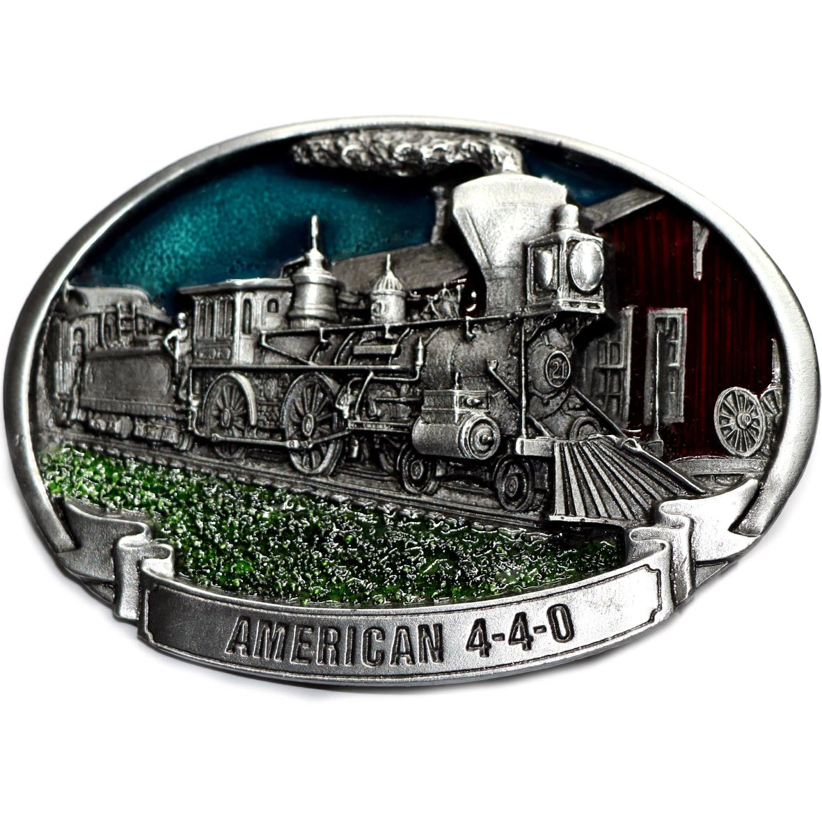 American Train 4-4-0 Belt Buckle