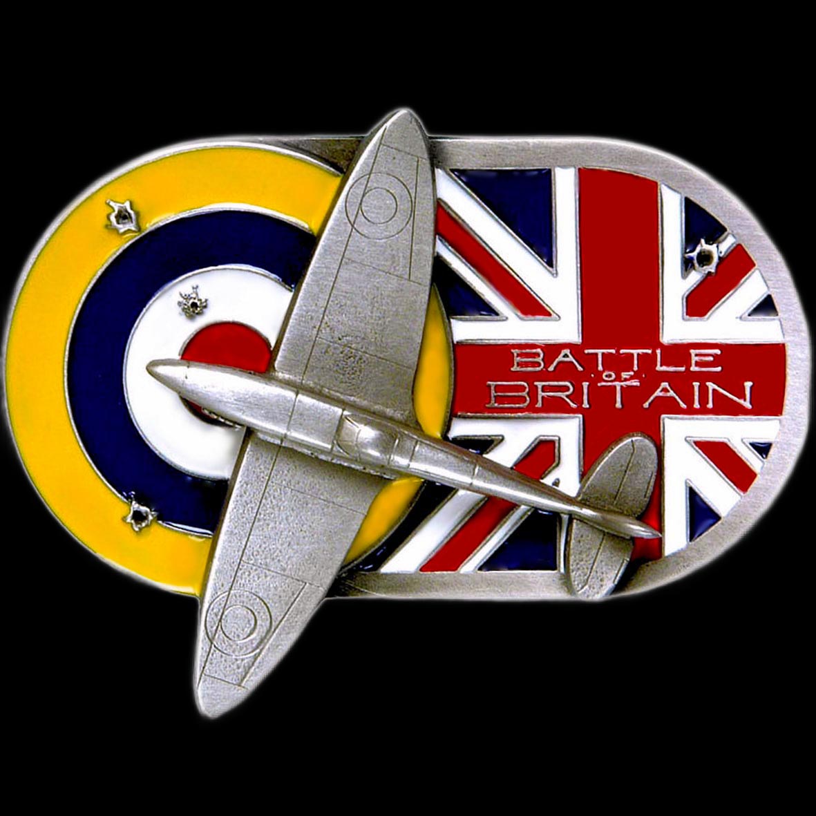 Battle Of Britain Spitfire Belt Buckle