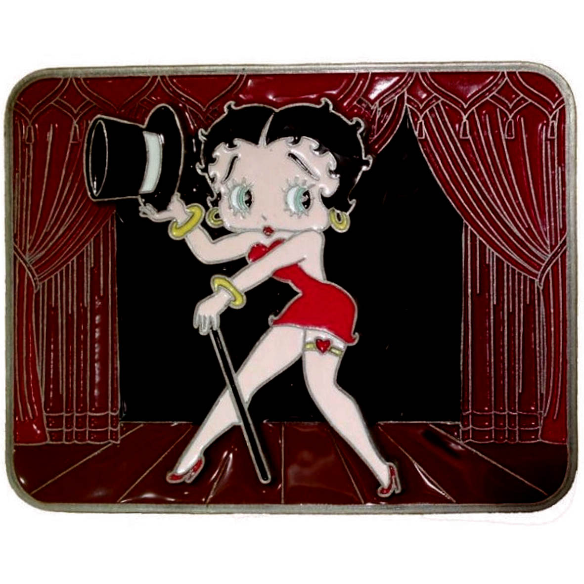 Betty Boop On Stage Belt Buckle