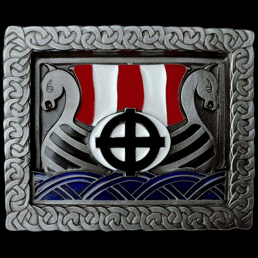 Viking Ship Belt Buckle