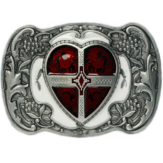 Red Heart - Belt Buckle