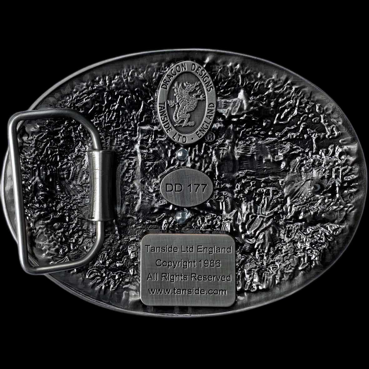 Rodeo Steer Skull Belt Buckle