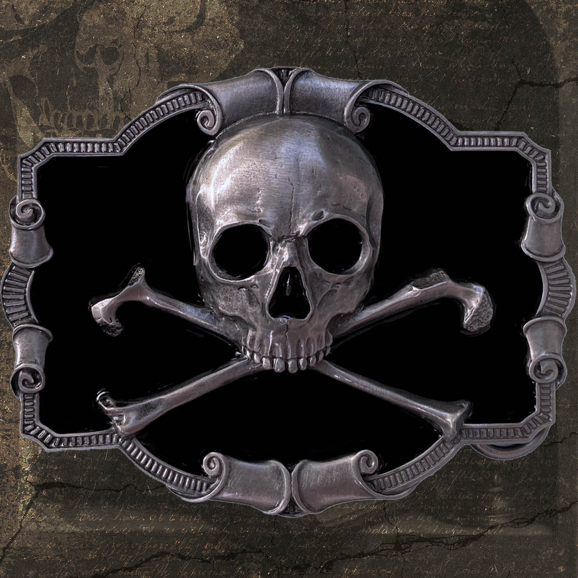 Skull & Crossbones Belt Buckle