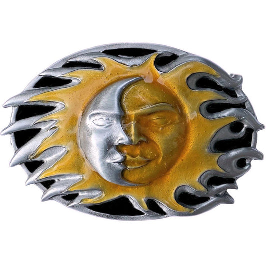 Sun And Moon Belt Buckle