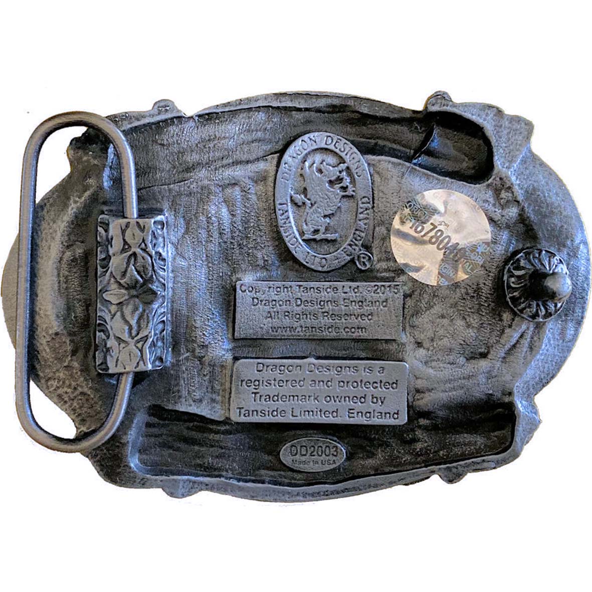 Yorkshire White Rose Belt Buckle