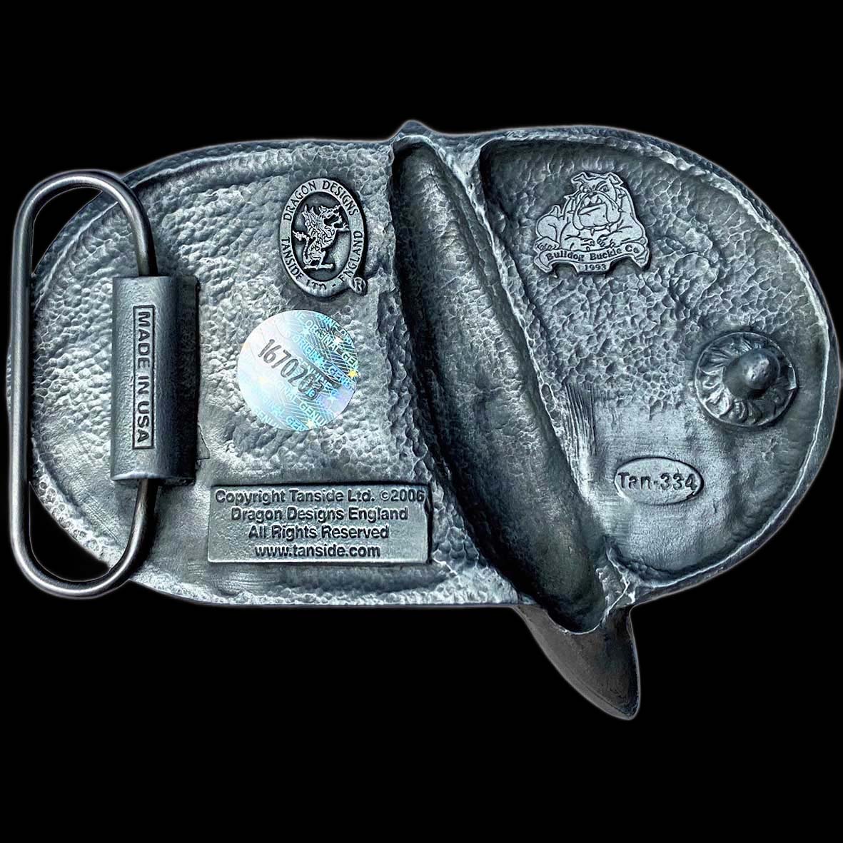 Battle Of Britain Spitfire Belt Buckle