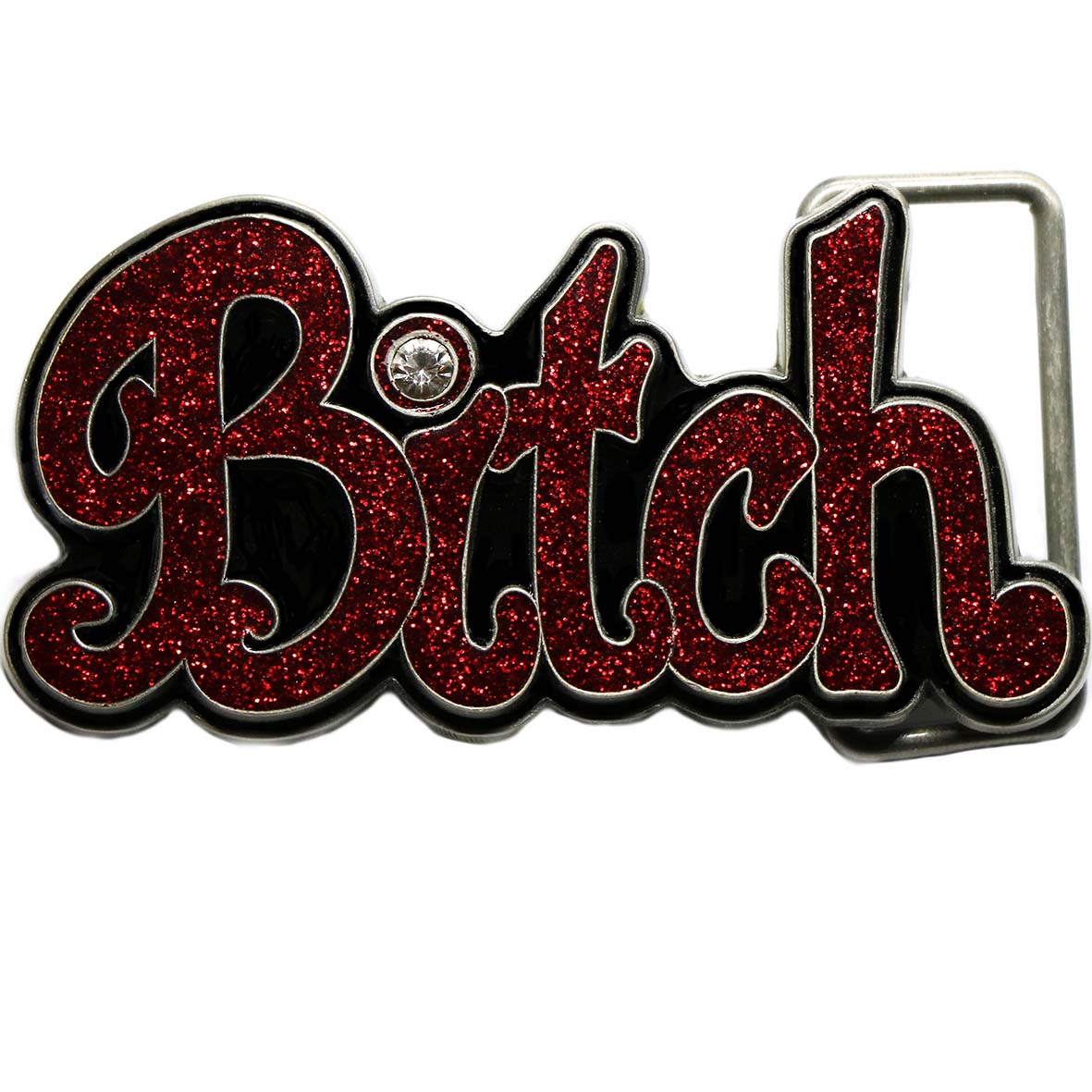 Sparkly Bitch Belt Buckle