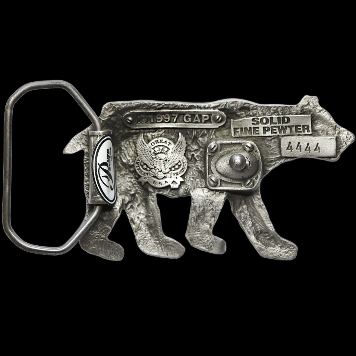 Cyborg Bear Belt Buckle