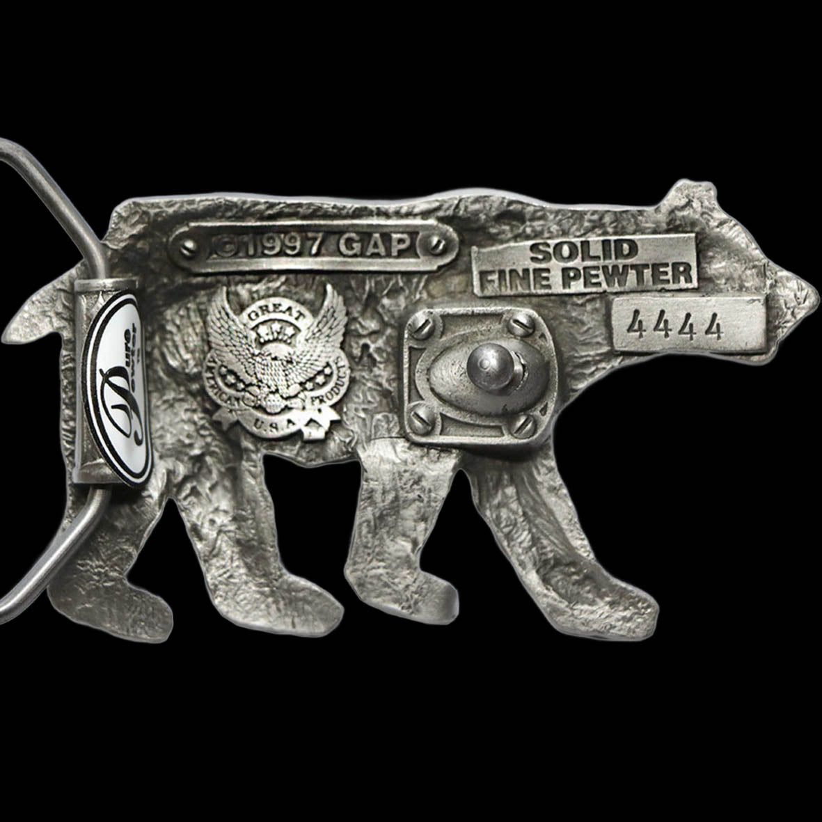 Cyborg Bear Belt Buckle