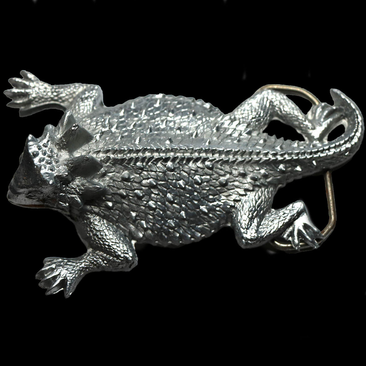 Horned Toad 3D Belt Buckle