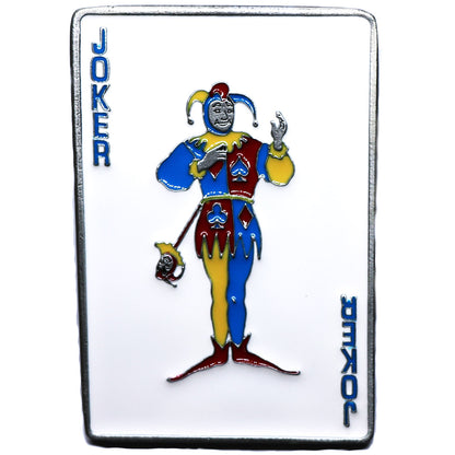 Joker Playing Card Belt Buckle