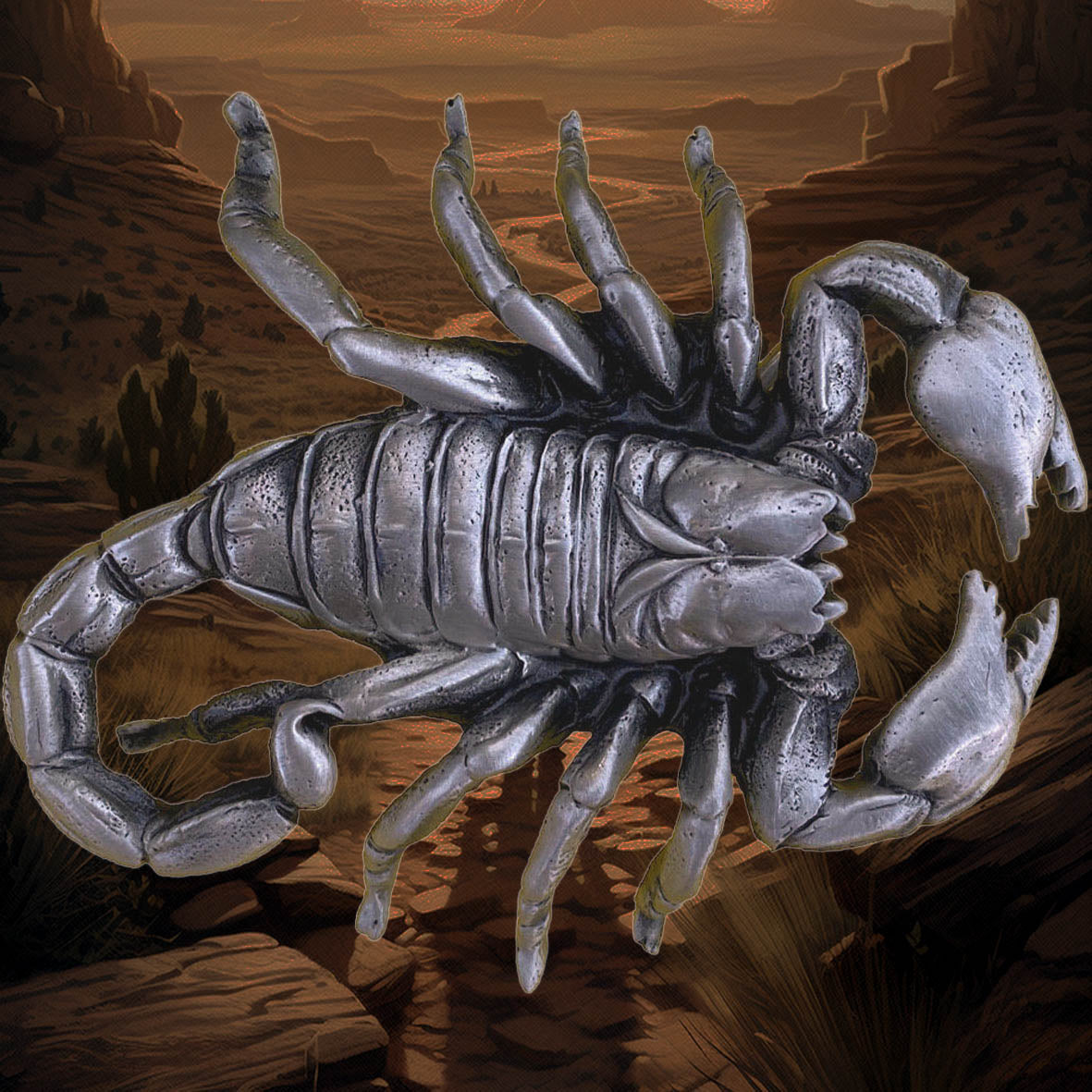 Scorpion 3D Belt Buckle