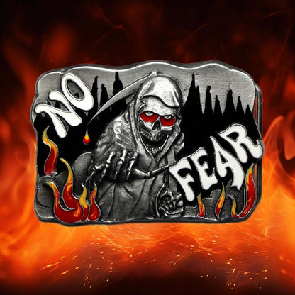 No Fear Belt Buckle