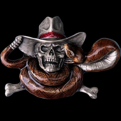 Cowboy's Fate Belt Buckle