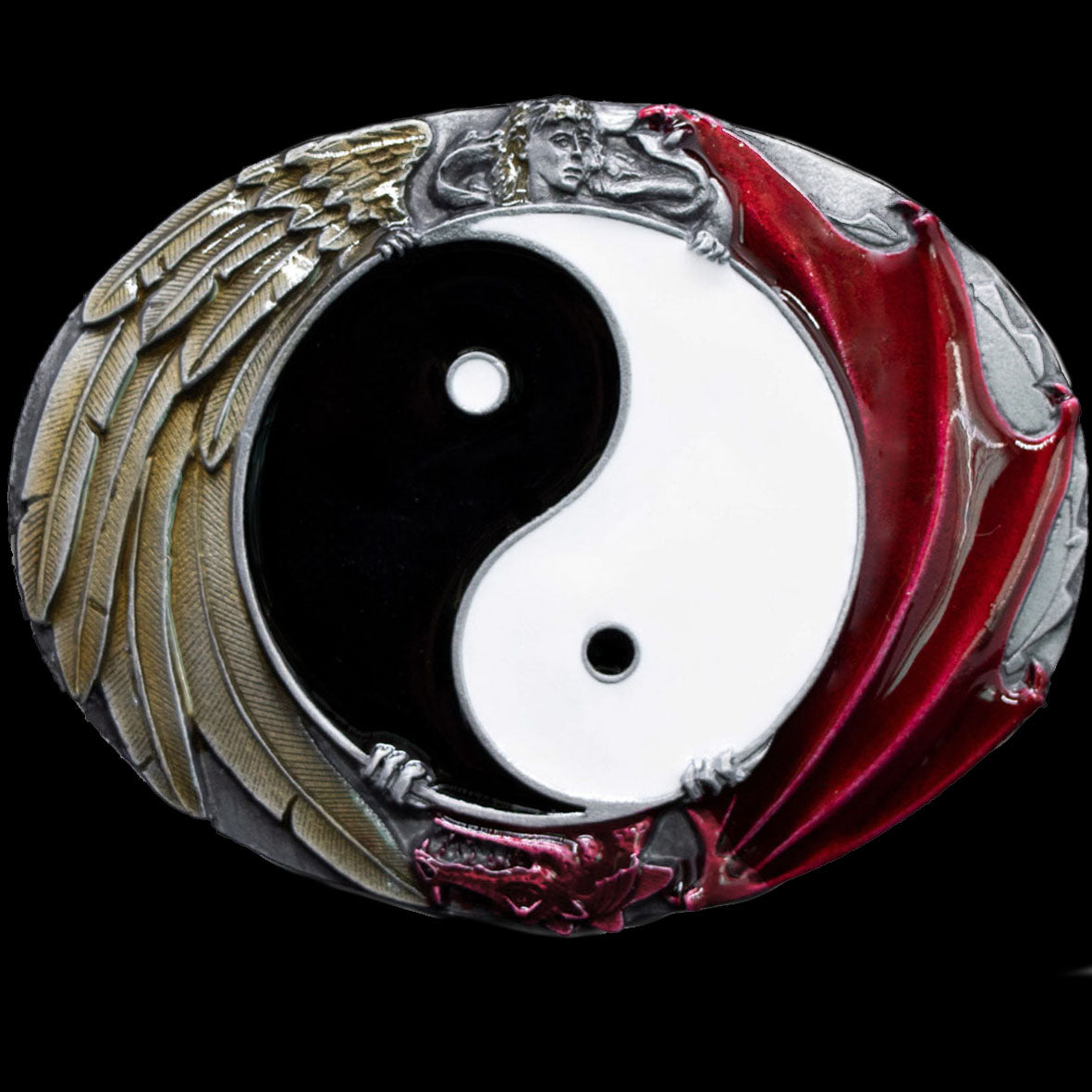 Yin Yang Belt Buckle