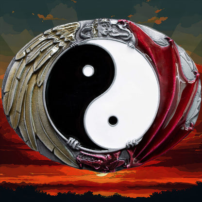 Yin Yang Belt Buckle